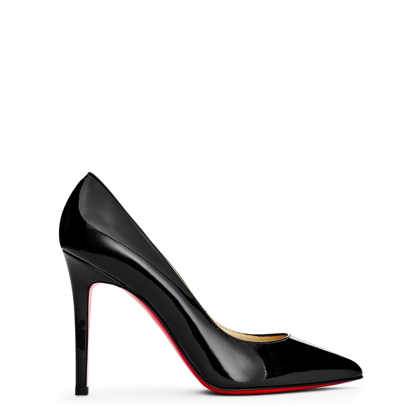  Women's Leather Pigalle Pumps 100mm Black BK01