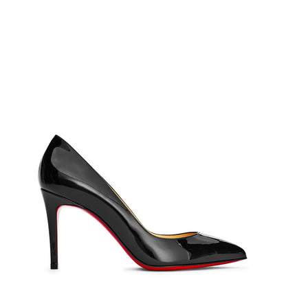  Women's Leather Pigalle Pumps 85mm Black BK01