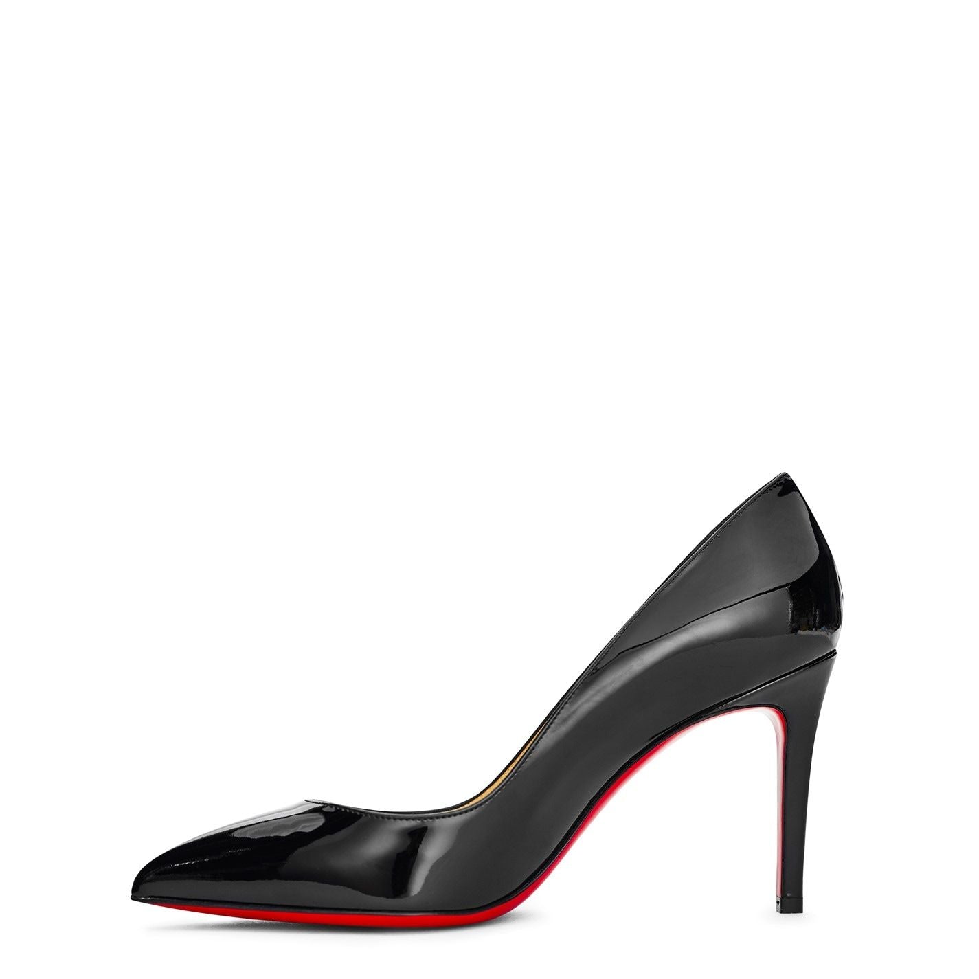  Women's Leather Pigalle Pumps 85mm Black BK01