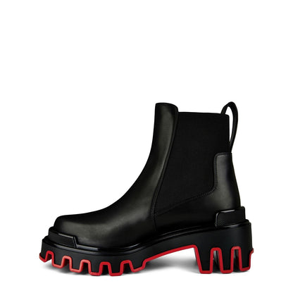  Women's Marchacroche Dune Leather Ankle Boots Black