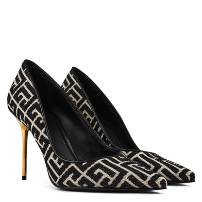  Women's Ruby Monogram Pump Ivory