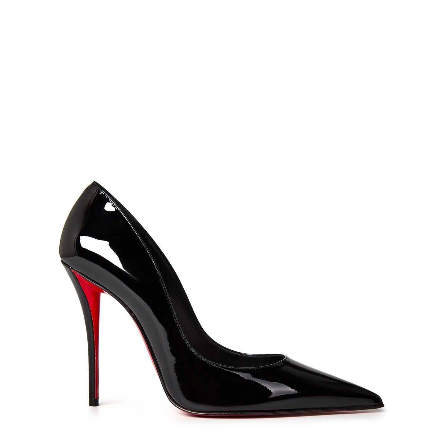  Women's Sole Leather Miss Z Pumps 100mm Black Lin Black
