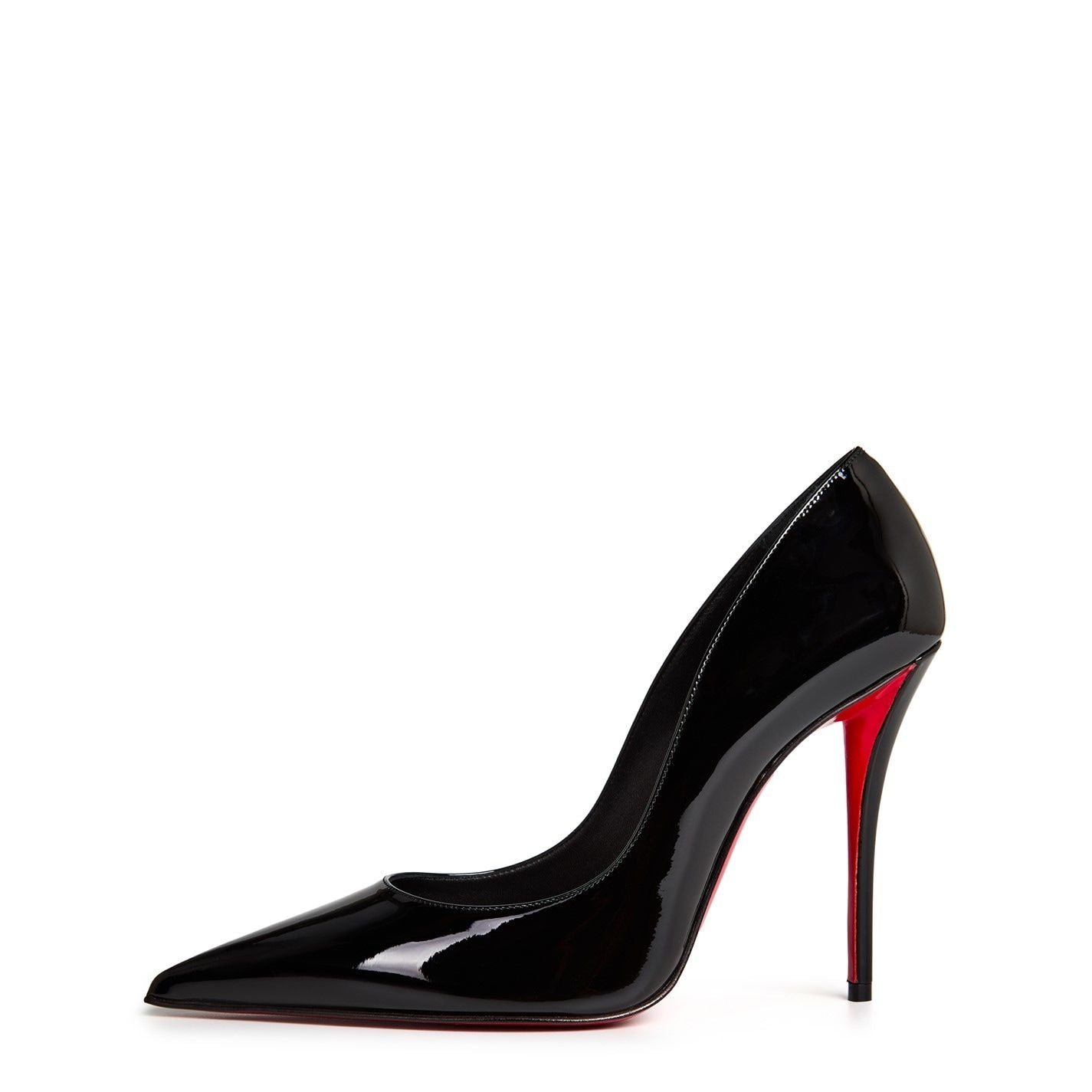  Women's Sole Leather Miss Z Pumps 100mm Black Lin Black