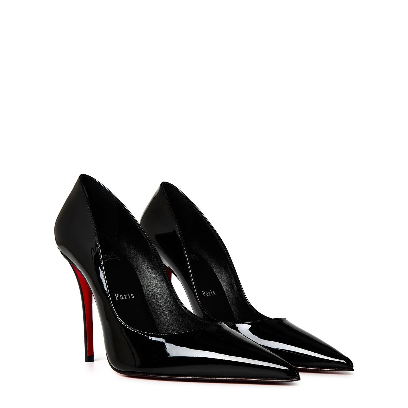  Women's Sole Leather Miss Z Pumps 100mm Black Lin Black
