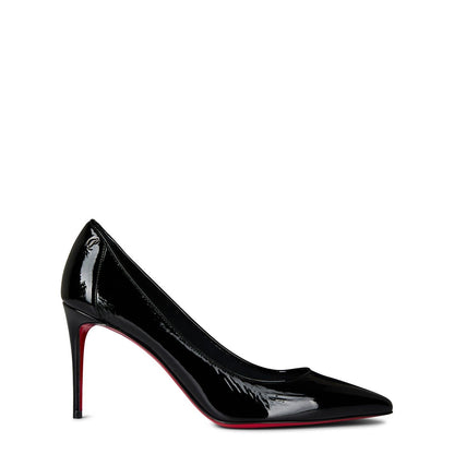  Women's Sporty Kate Leather Pumps 85mm Black Black