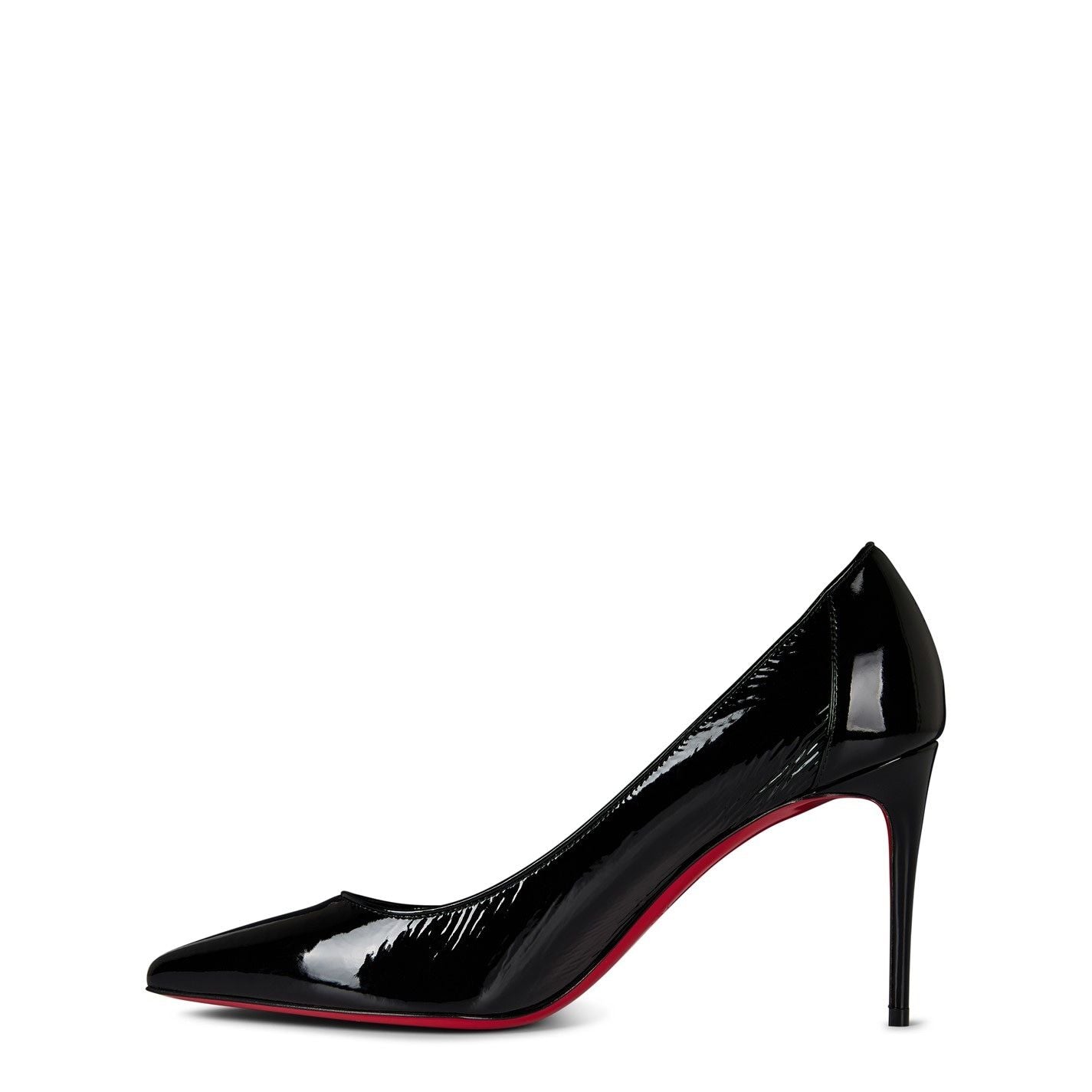  Women's Sporty Kate Leather Pumps 85mm Black Black