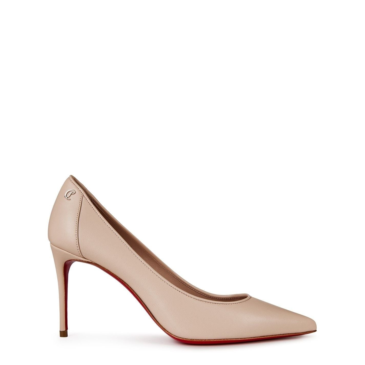  Women's Sporty Kate Leather Pumps 85mm Leche Leche