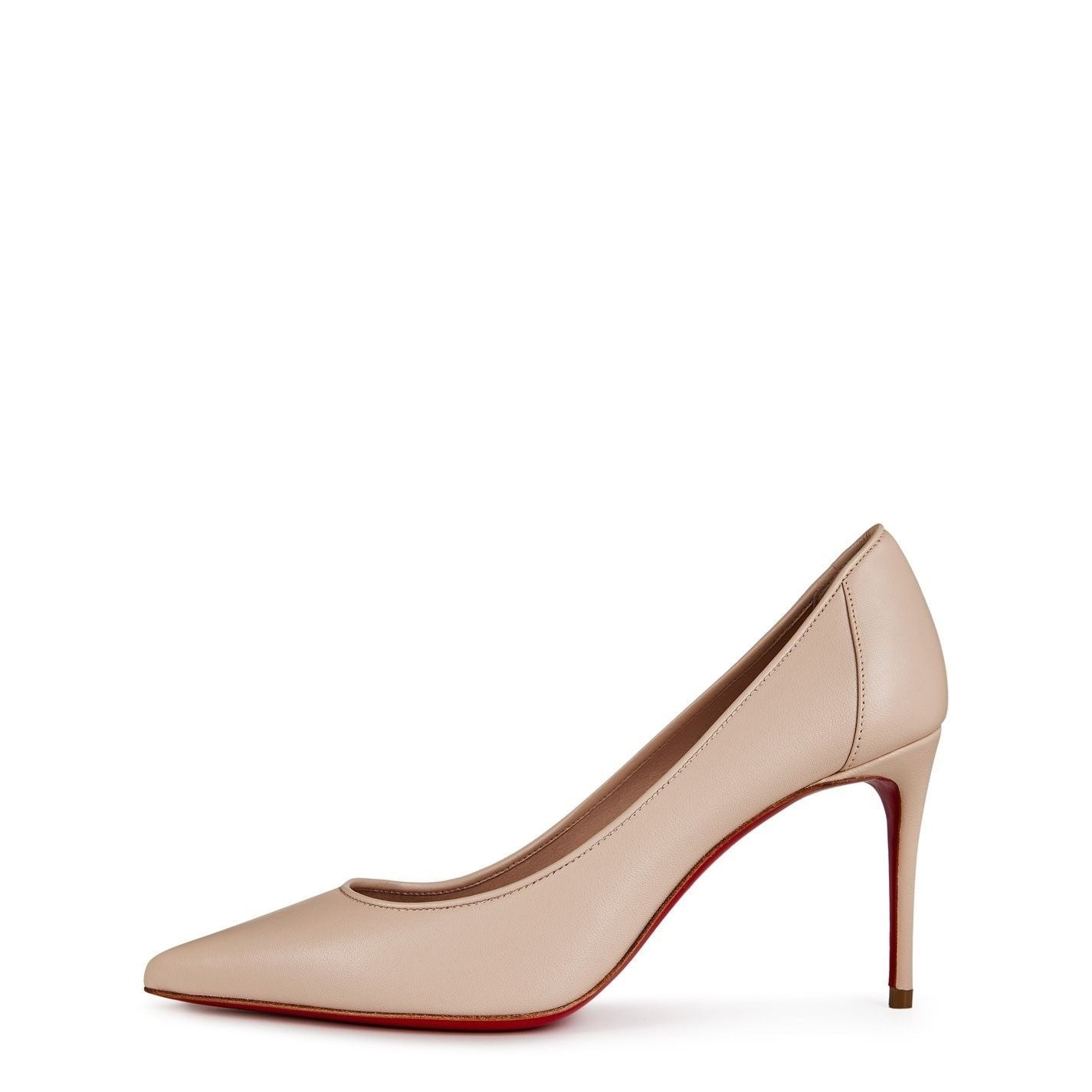  Women's Sporty Kate Leather Pumps 85mm Leche Leche