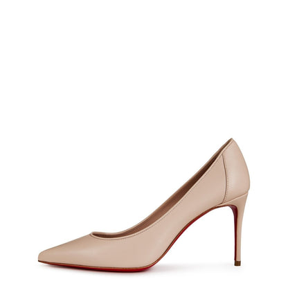  Women's Sporty Kate Leather Pumps 85mm Leche Leche