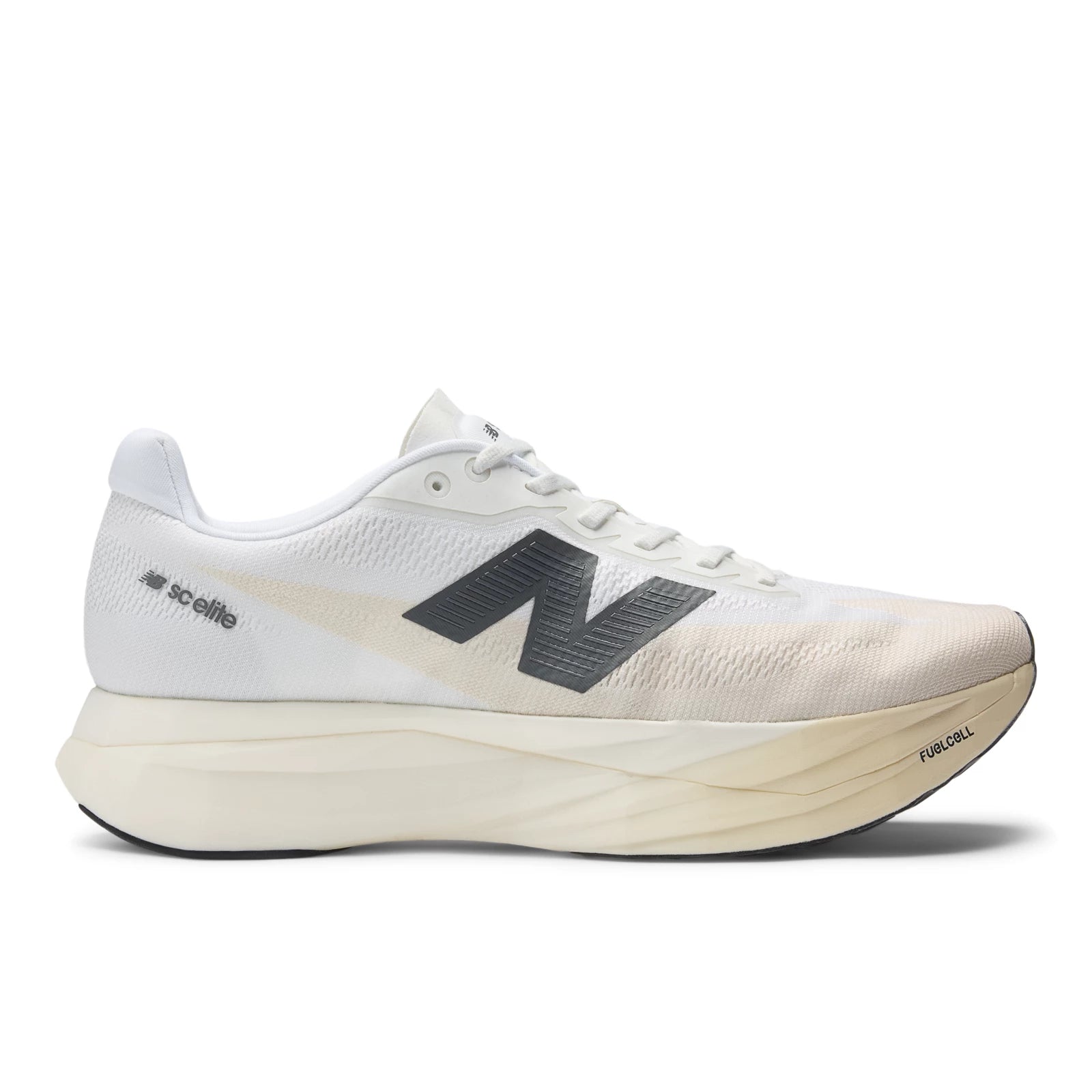 New Balance Fuelcell Supercomp Elite V5 Linen With White And Gold Metallic Womens Linen With White And Gold Metallic