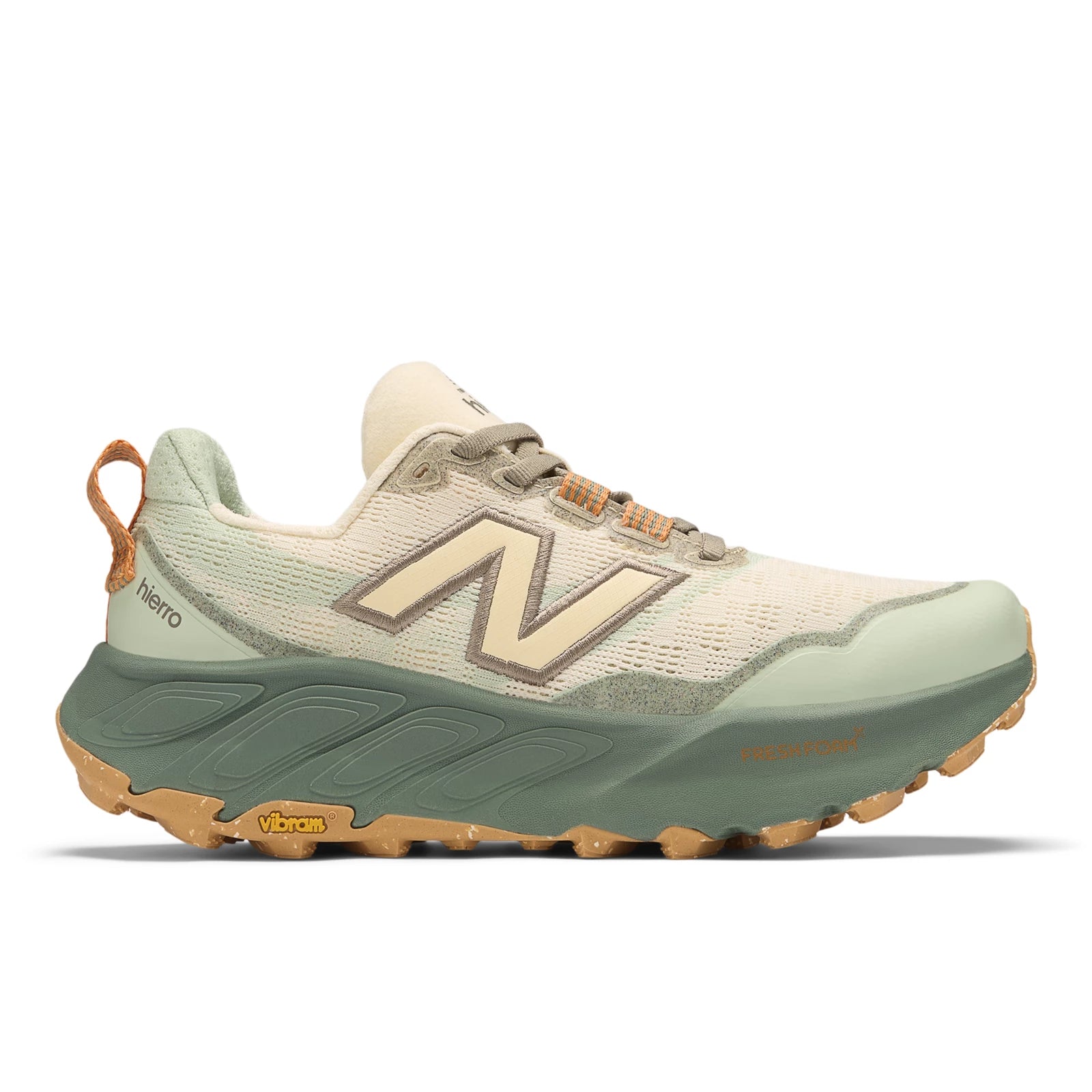 New Balance Fresh Foam X Hierro V9 Calcium With Dark Juniper Womens Calcium With Dark Juniper