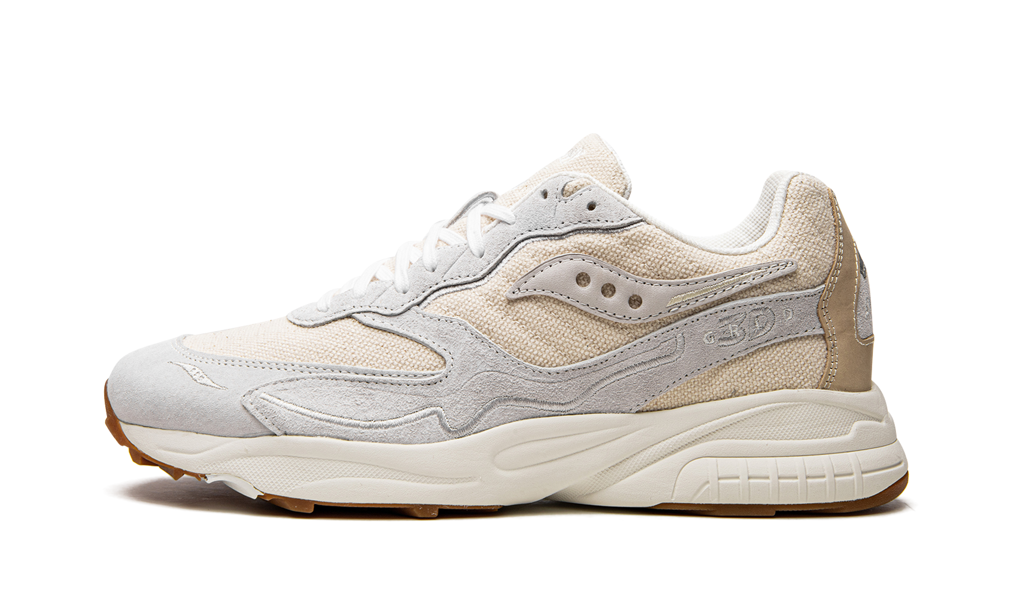 Saucony 3D Grid Hurricane Blank Canvas Undyed
