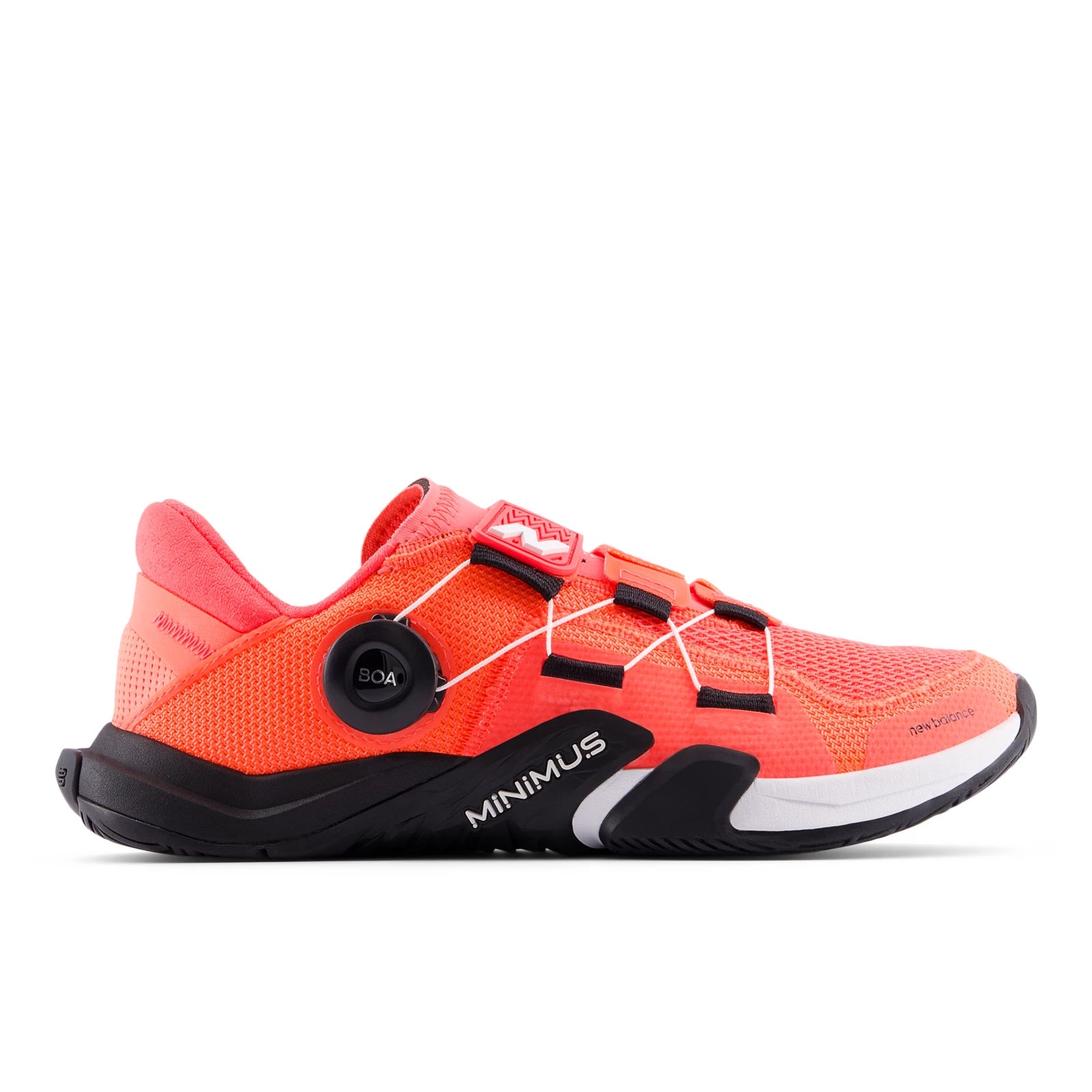 New Balance Minimus Tr Boa V2 Urgent Red With Black And White Womens Urgent Red With Black And White