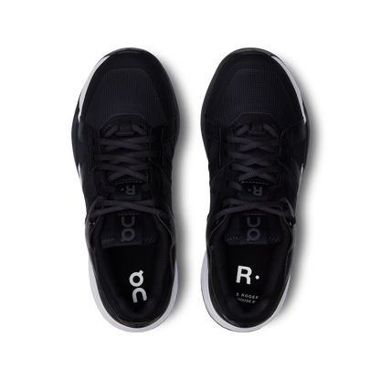 on running the roger clubhouse pro black white (women's)