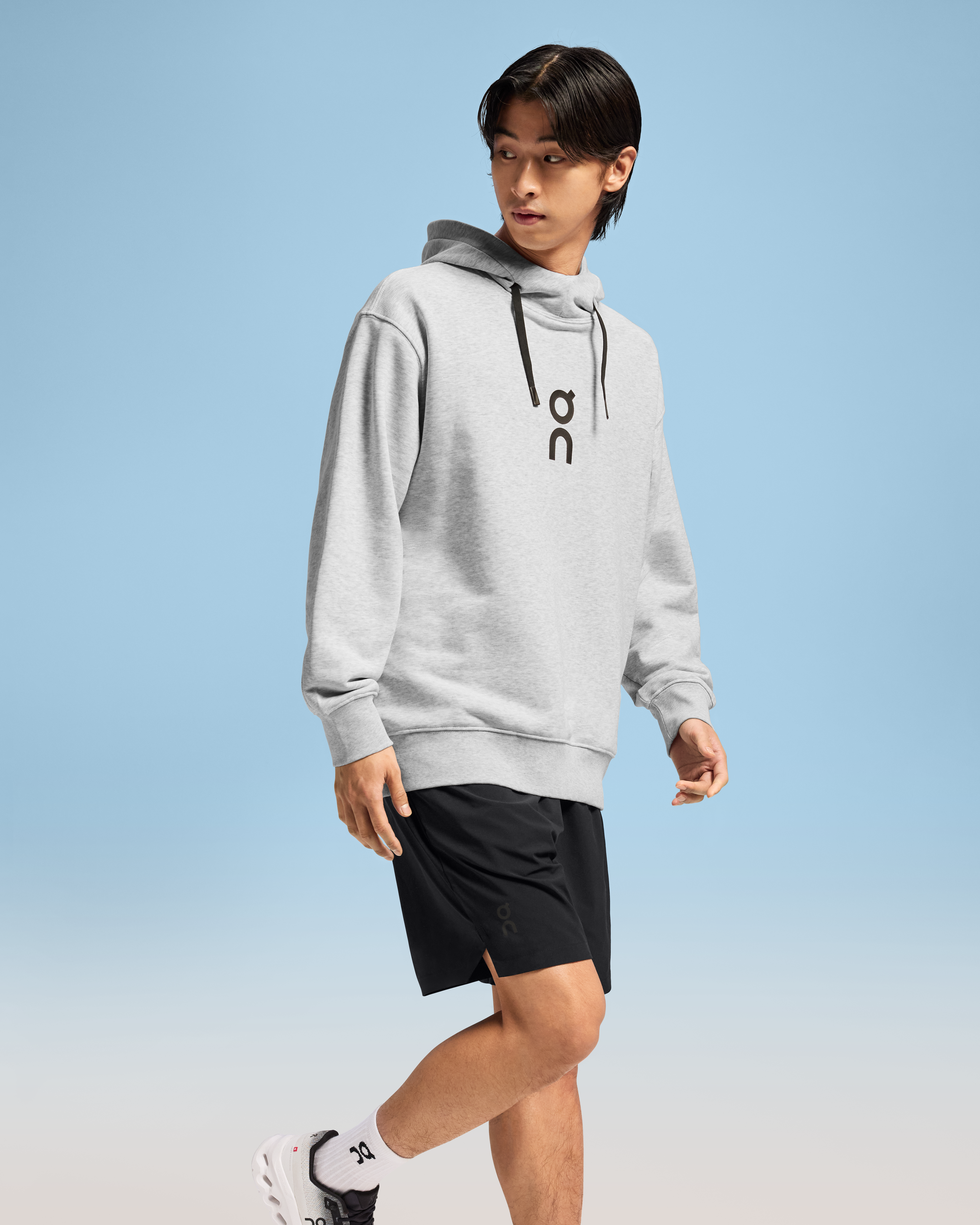 on focus shorts Black
