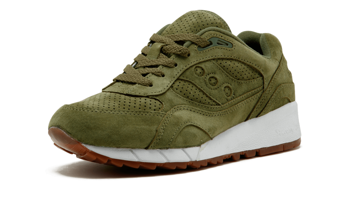 Saucony Shadow 6000 Olive Suede (Packer Shoes)