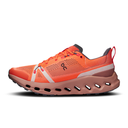 On Cloudsurfer Trail Flame Dustrose