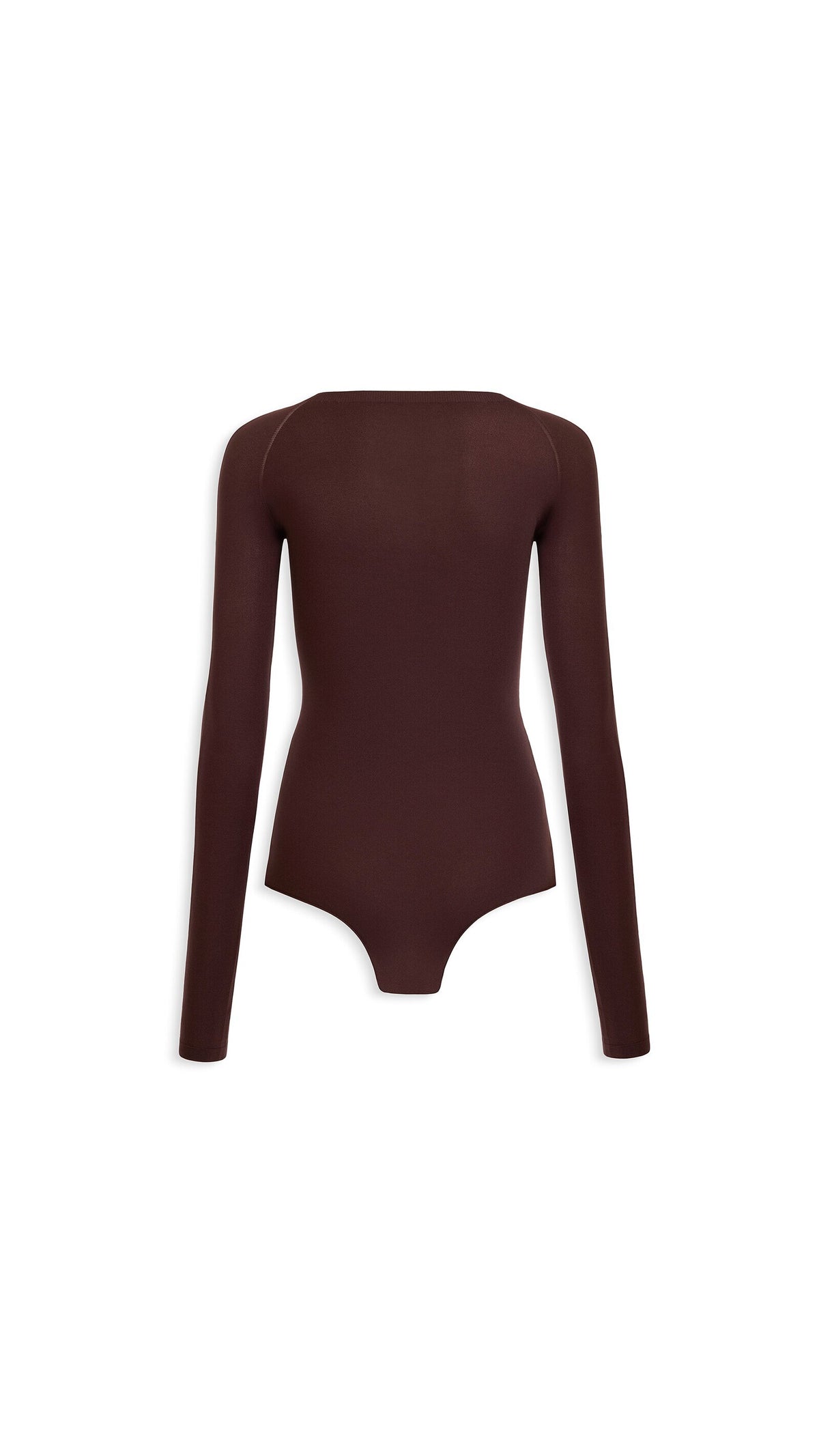 Alaïa Round Neck Second-Skin Knit Bodysuit