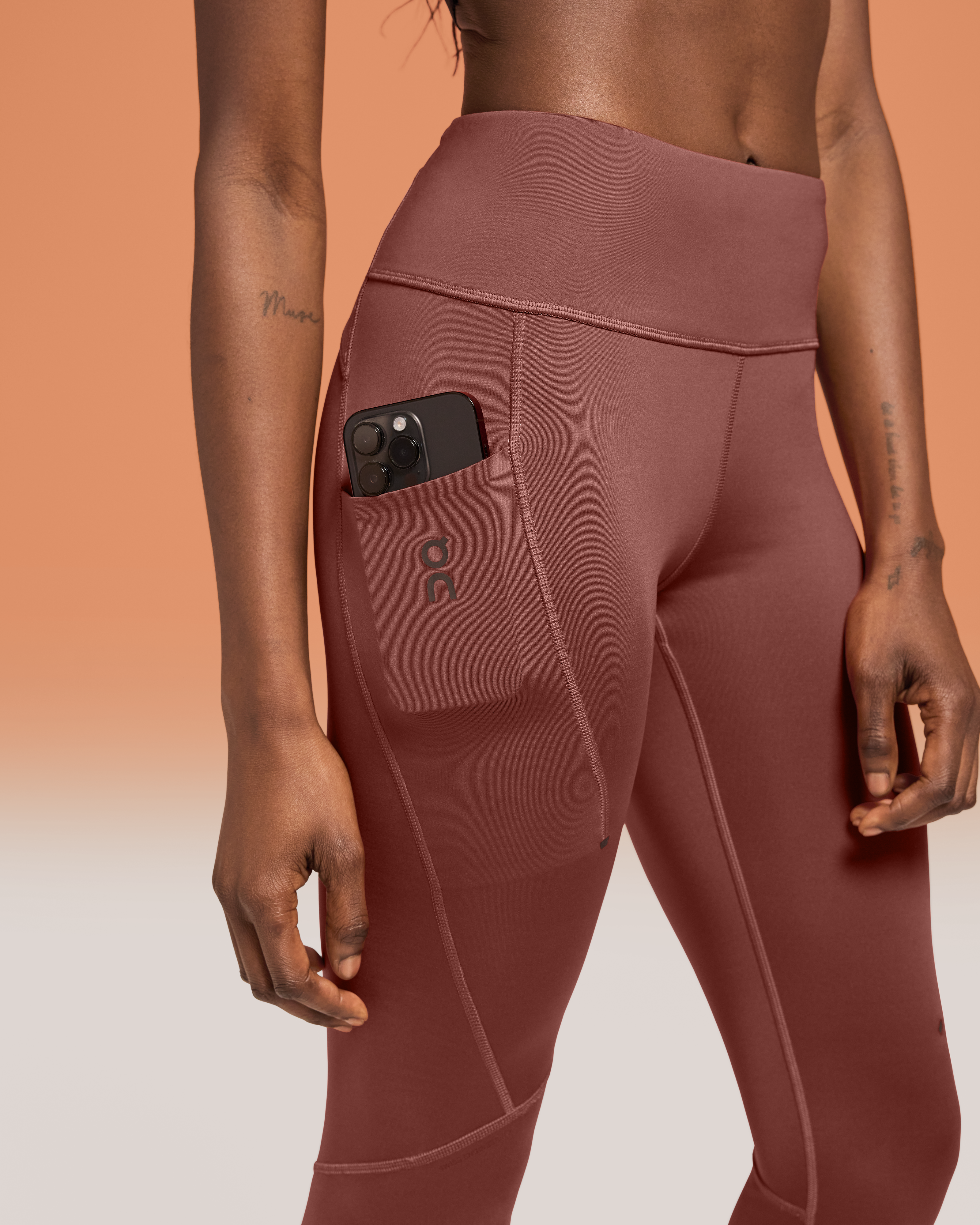 On Performance Tights 7/8 Ruby (Women'S)