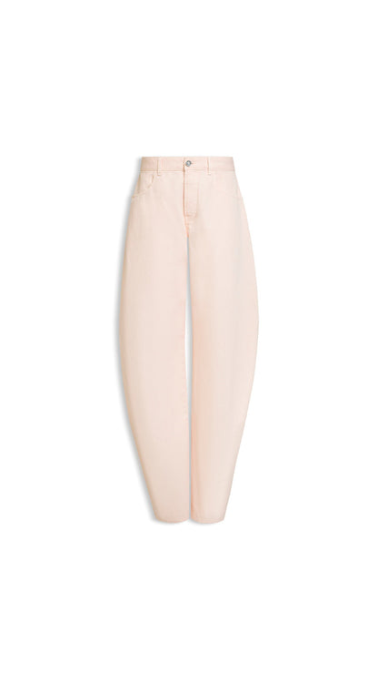 Alaïa Low-Waist Round Denim Jeans