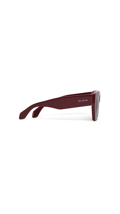 Alaïa Melted Rectangular Sunglasses