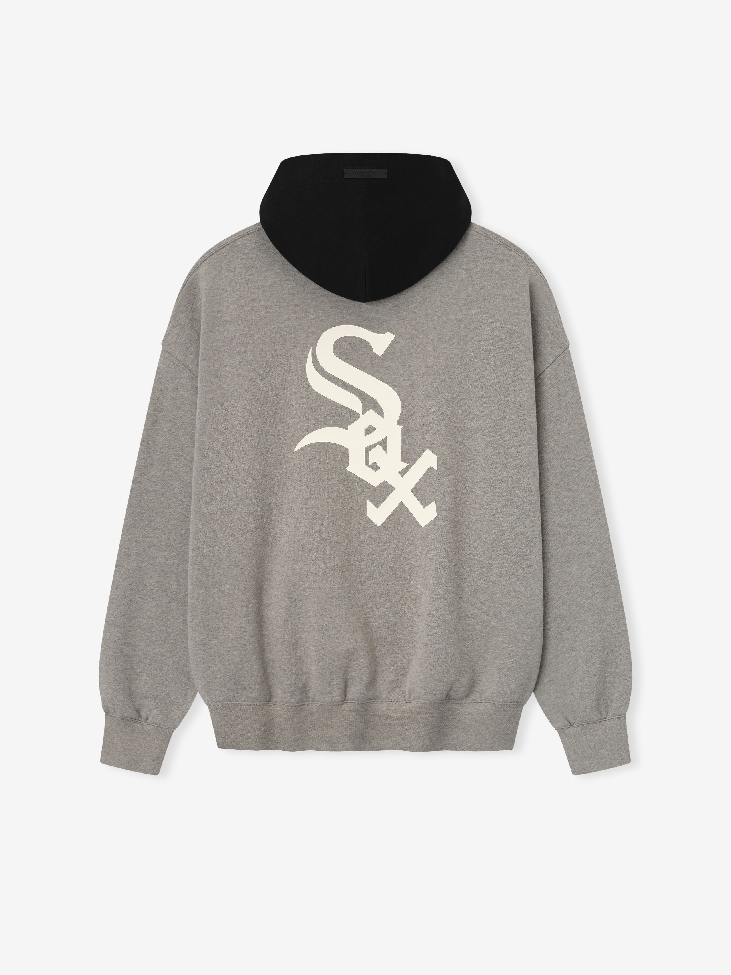 Essentials White Sox Sport Hoodie Concrete Heather/Black