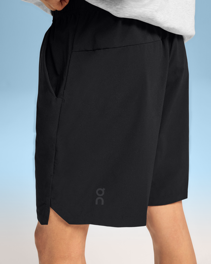 on focus shorts Black