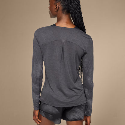 On Performance Long-T Lumos Black | Iron (Women'S)
