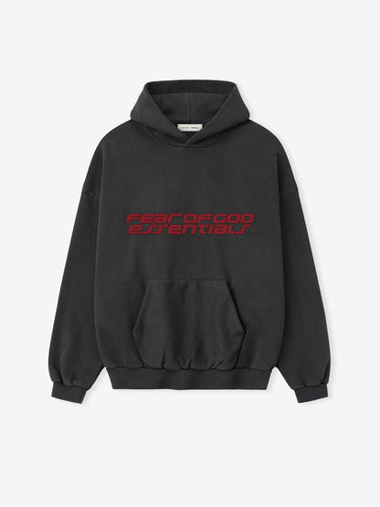 Essentials Heavy Fleece 90S Hoodie Iron Grey