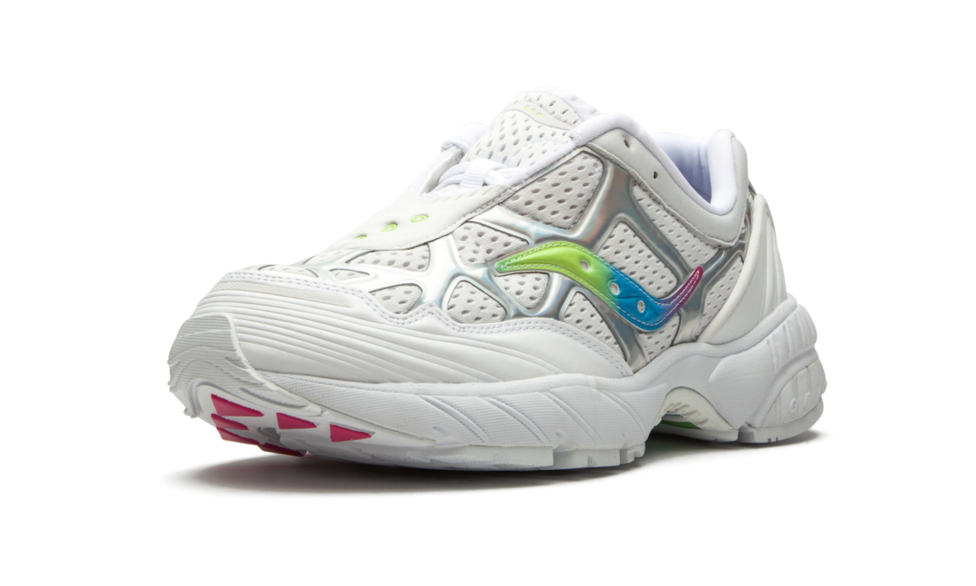 Saucony Grid Web Iridescent White