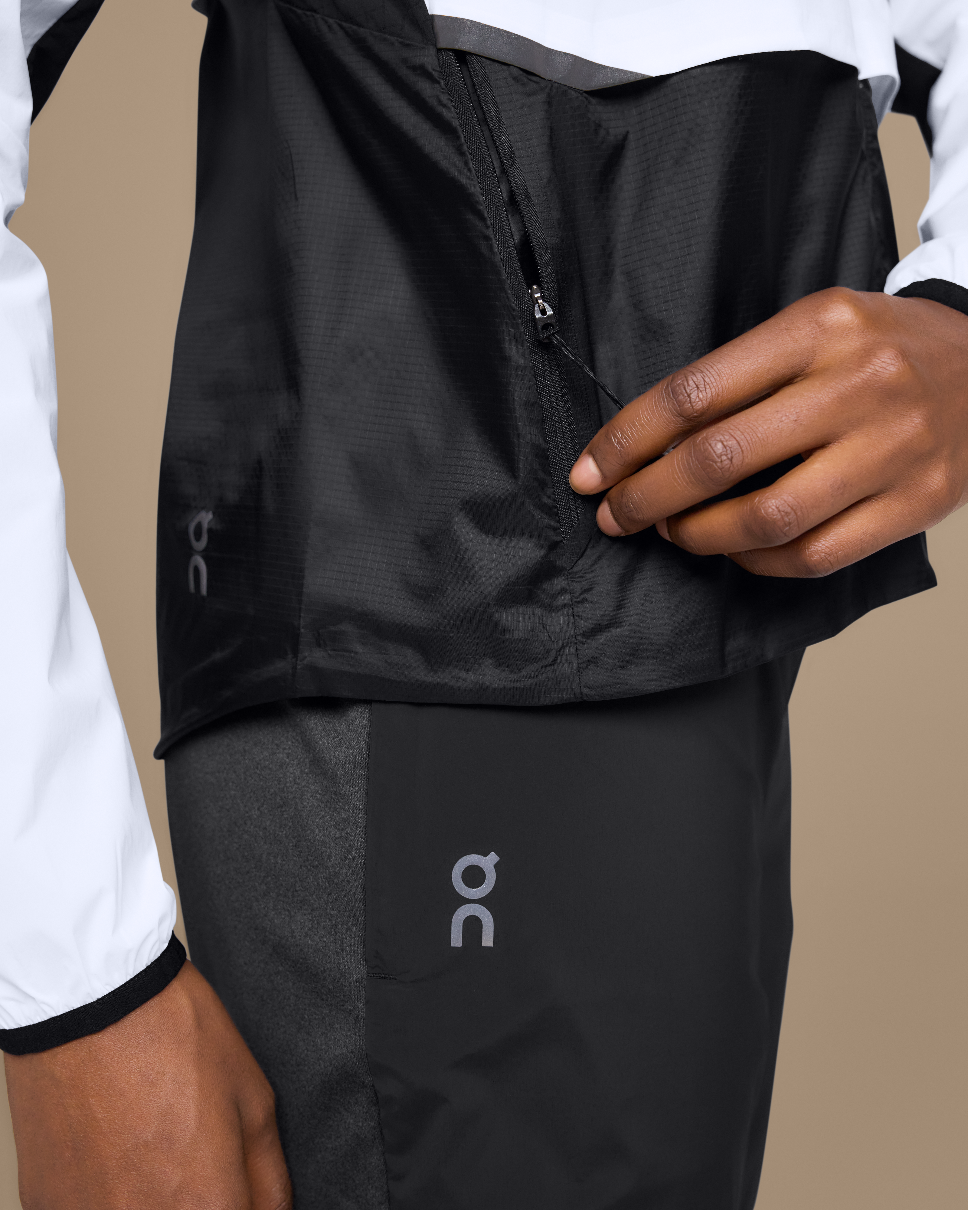on weather jacket White | Black (Women's)