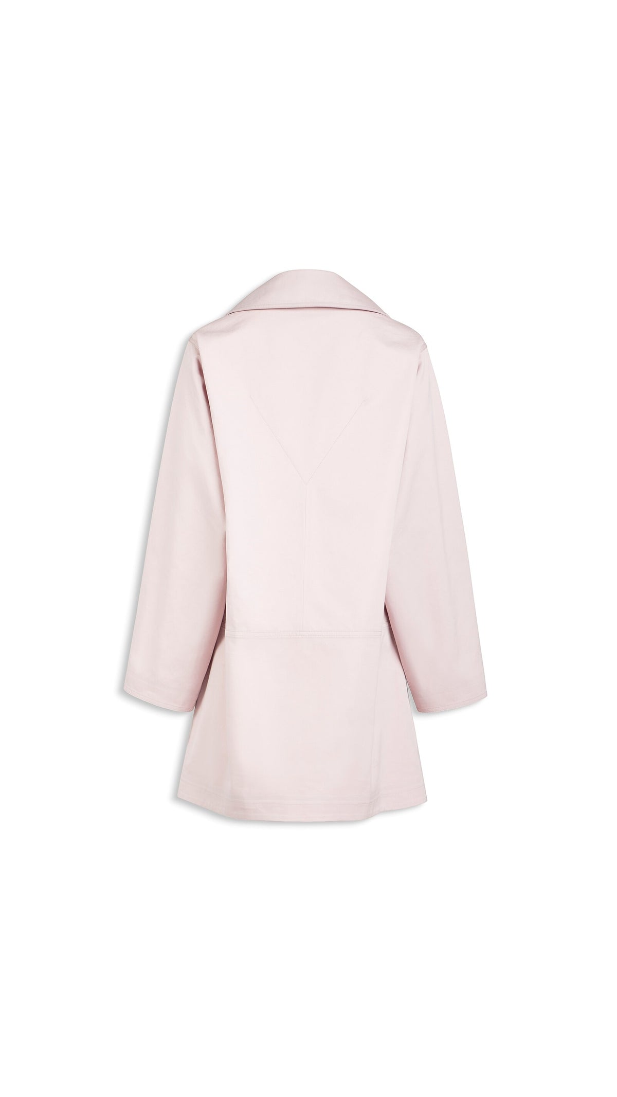 Alaïa A-Line Silk Cotton Coat