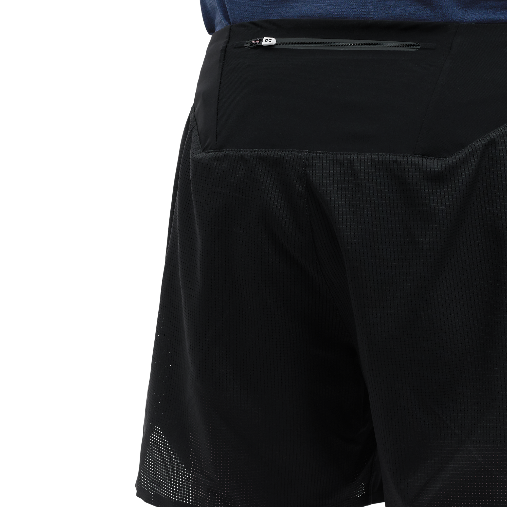 on 5" lightweight shorts Black