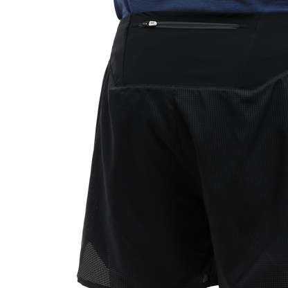 on 5" lightweight shorts Black