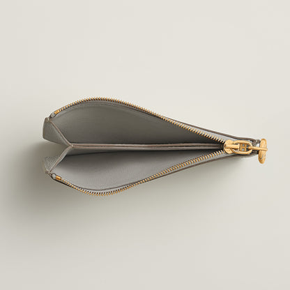  Hermes Zipengo Chaine D'Ancre Card Holder Bton