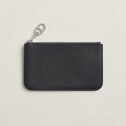  Hermes Zipengo Chaine D'Ancre Card Holder Bton
