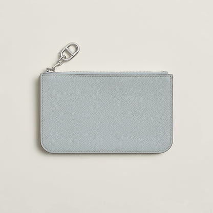  Hermes Zipengo Chaine D'Ancre Card Holder Bton