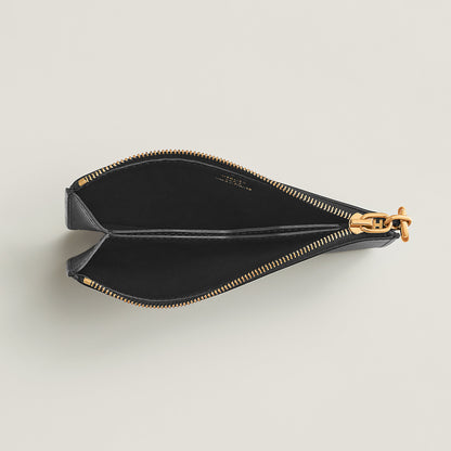  Hermes Zipengo Chaine D'Ancre Card Holder Bton