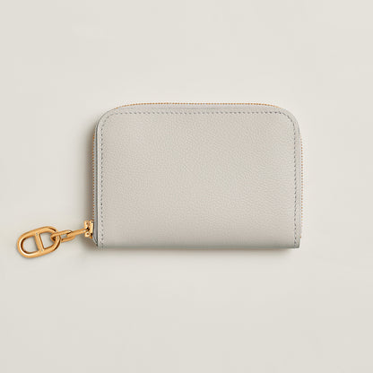  Hermes Zipengo Chaine D'Ancre Compact Card Holder Bton