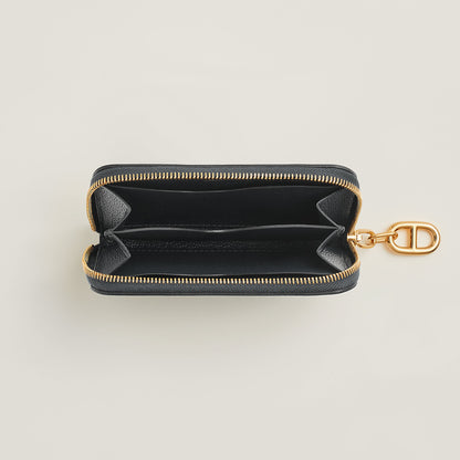  Hermes Zipengo Chaine D'Ancre Compact Card Holder Bton