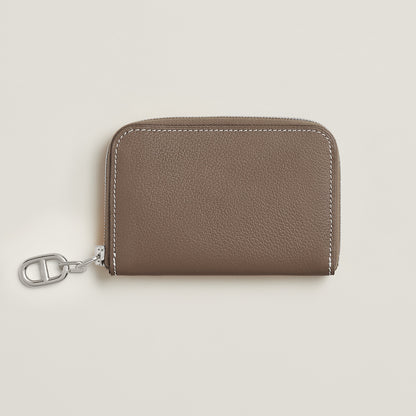  Hermes Zipengo Chaine D'Ancre Compact Card Holder Poussire