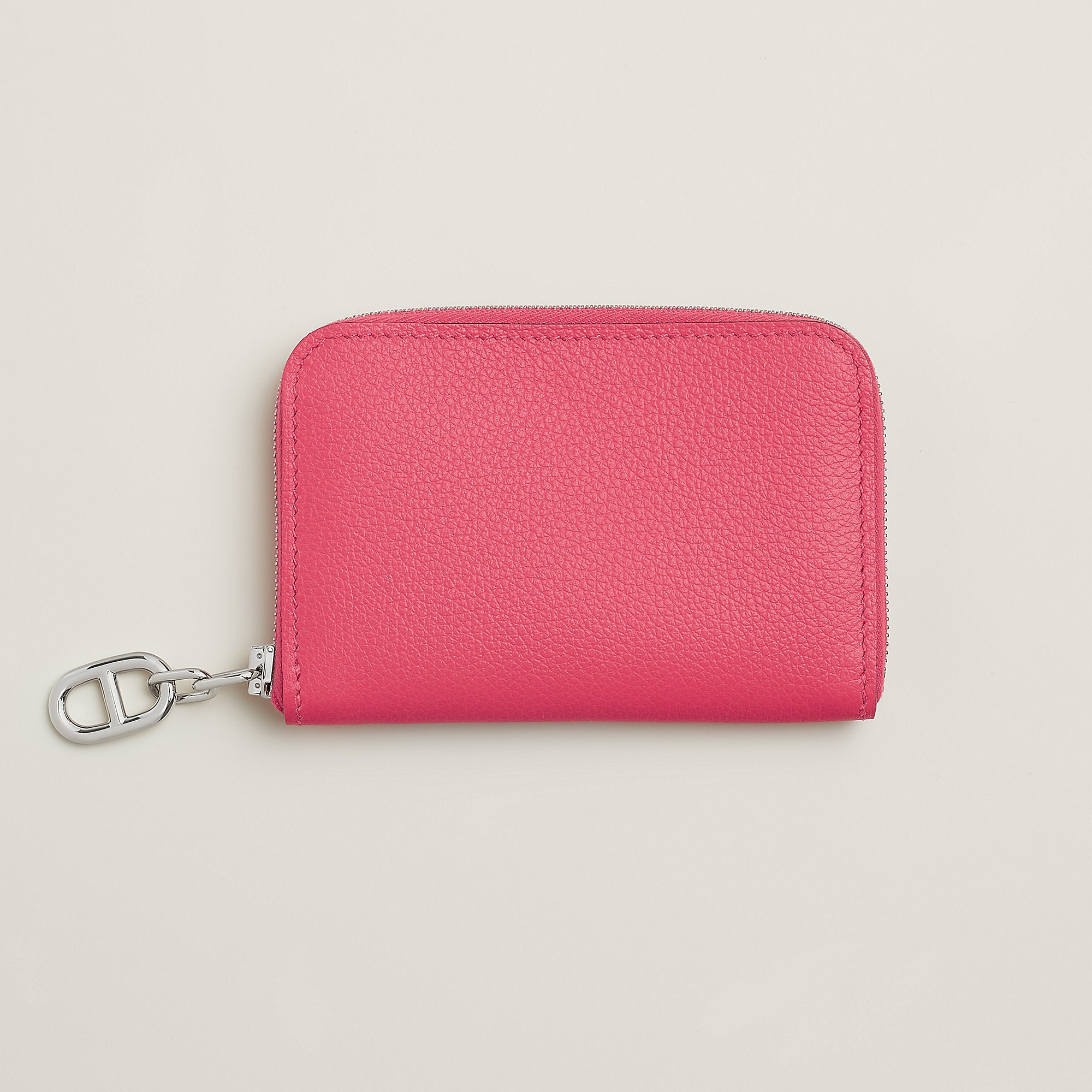  Hermes Zipengo Chaine D'Ancre Compact Card Holder Poussire
