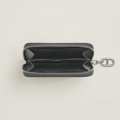  Hermes Zipengo Chaine D'Ancre Compact Card Holder Poussire