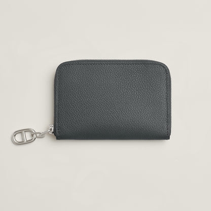  Hermes Zipengo Chaine D'Ancre Compact Card Holder Poussire
