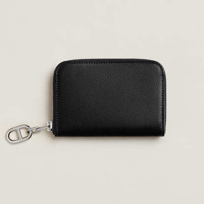  Hermes Zipengo Chaine D'Ancre Compact Card Holder Bton