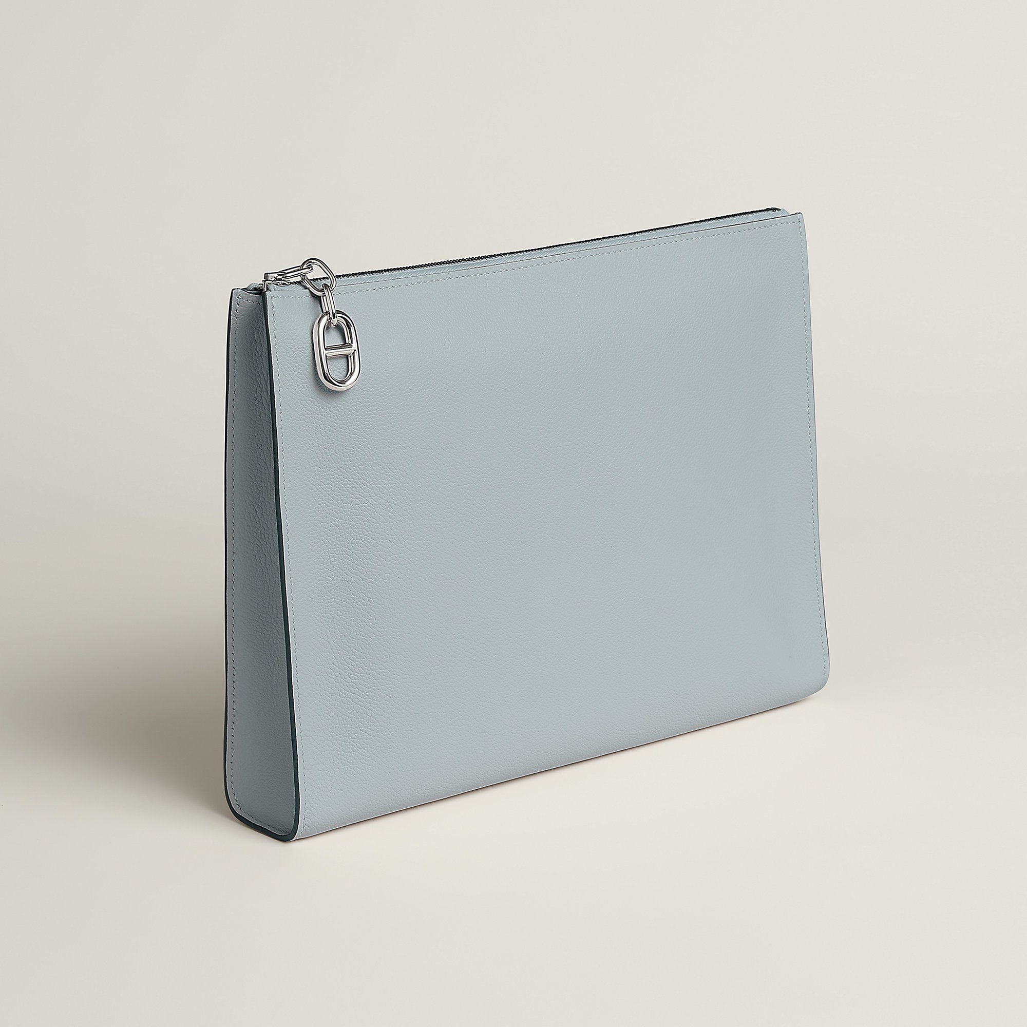  Hermes Zipengo Chaine D'Ancre Gm Pouch Gold