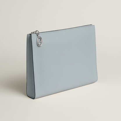  Hermes Zipengo Chaine D'Ancre Gm Pouch Gold