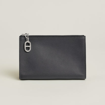  Hermes Zipengo Chaine D'Ancre Pm Pouch Ardoise