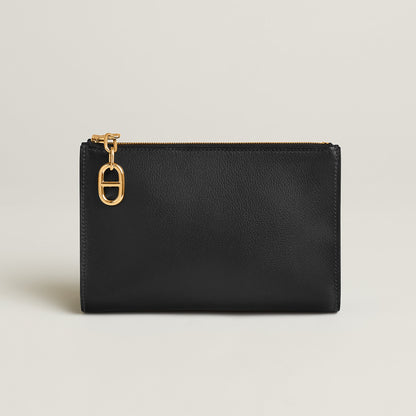  Hermes Zipengo Chaine D'Ancre Pm Pouch Noir