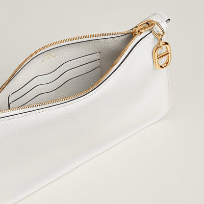  Hermes Zipengo Chaine D'Ancre To Go Pouch New White